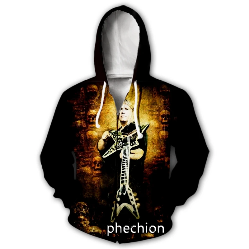 

phechion New Fashion Men/Women Nile Band 3D Print Long Sleeve Zip Hoodies Casual Men Loose Sport Zip Hoodies Tops J23