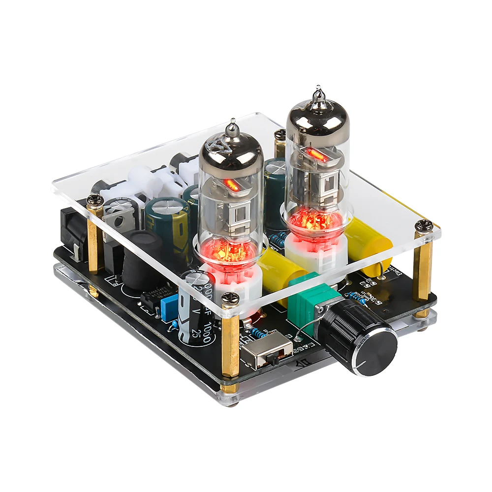 AIYIMA Audio Upgraded 6A2 Tube Preamplifier HIFI Tube Stereo Preamp Bile Buffer AMP Speaker Power Amplifier Home Theater DIY