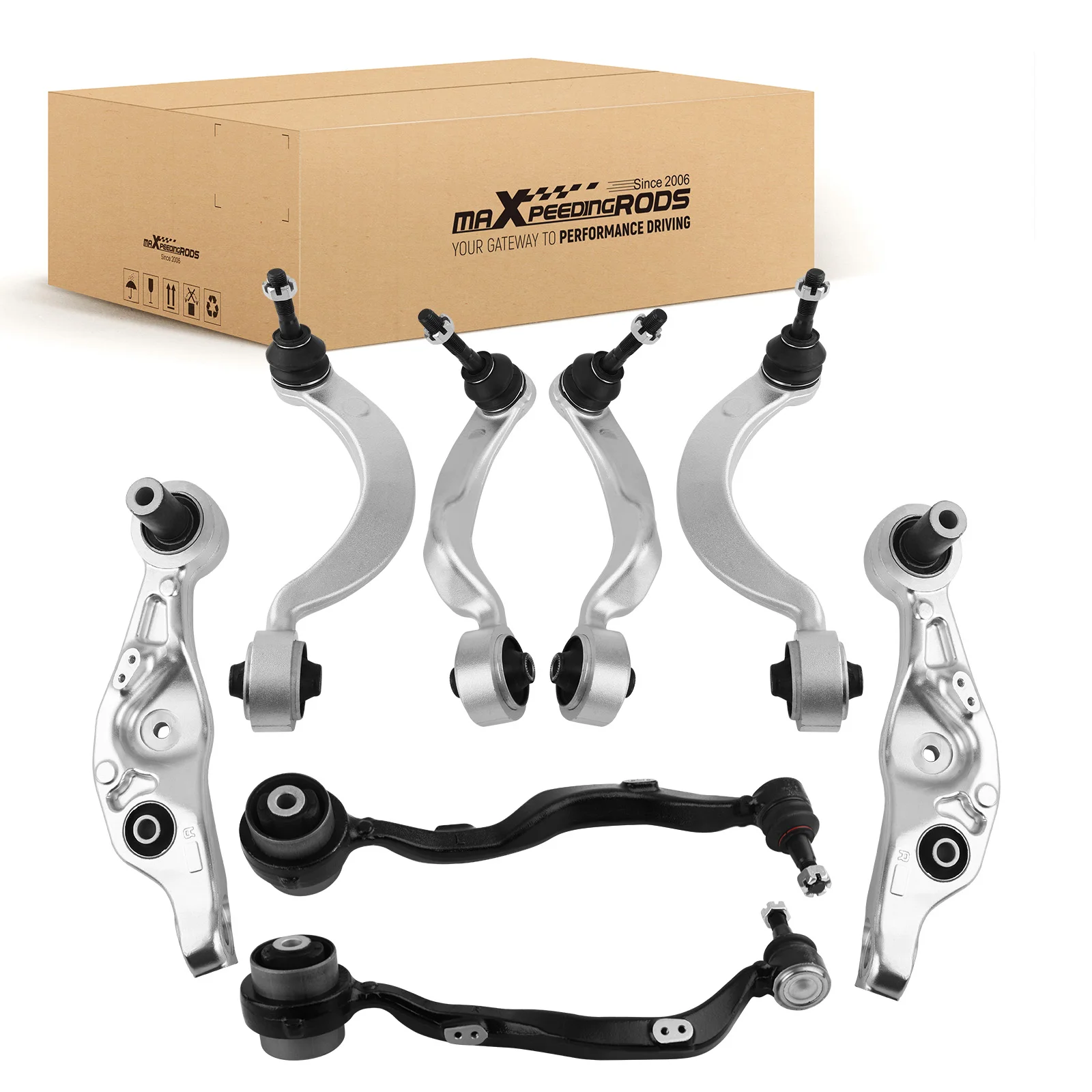 

8x Front Suspension Kit Upper Lower Control Arms L & R For Lexus LS460 2007-2015