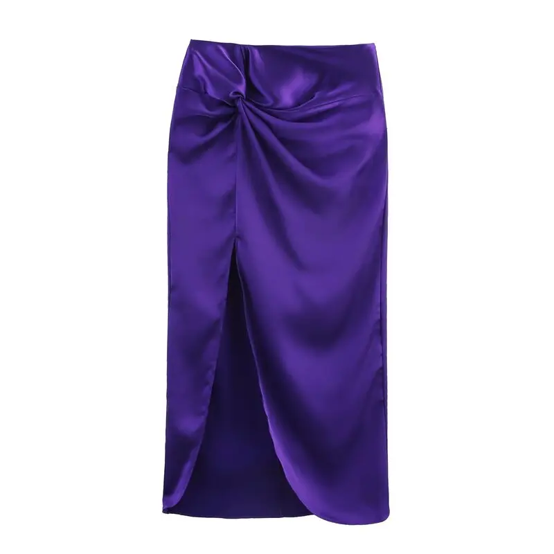 Silk Satin Bal Hanging Neline Top f Skirt Women's Faion New Arrival Summer 2025 Ele Casual Set for Adults