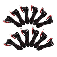 Cable de electrodo de repuesto, Cable de conexión de Pin estándar conductor para unidad TENS, Estimulador muscular, máquina de Terapia Digital