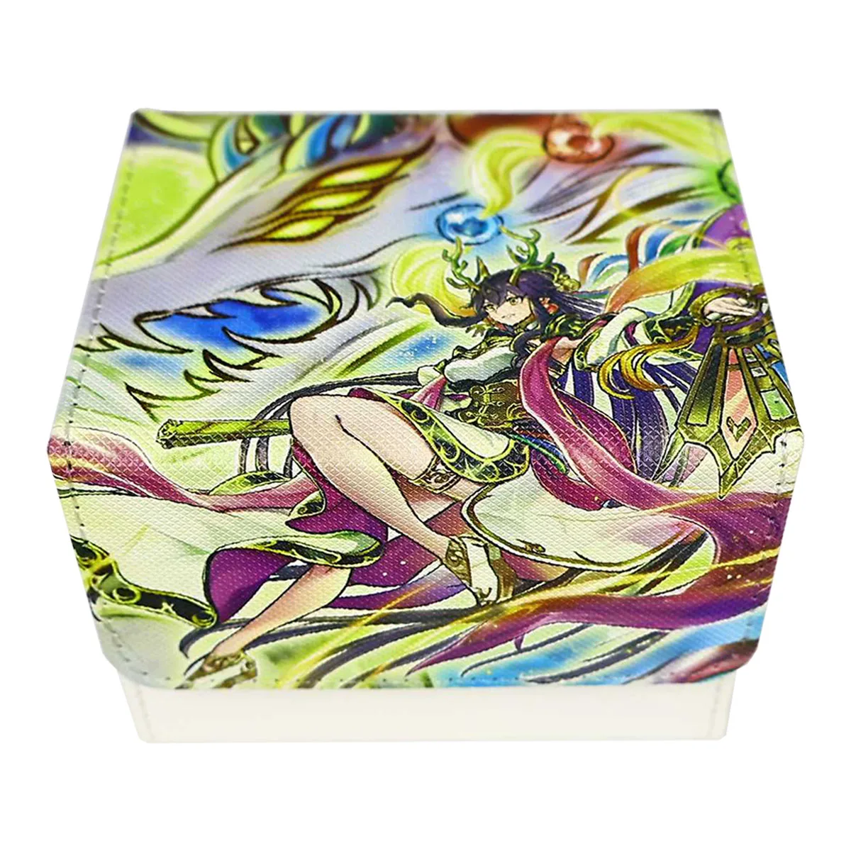 

Diy Self Made Yu-Gi-Oh! Tenyi Spirit Suruya Card Storage Box Ygo Tenyi Spirit Suruya Leather Card Collection Protection Box