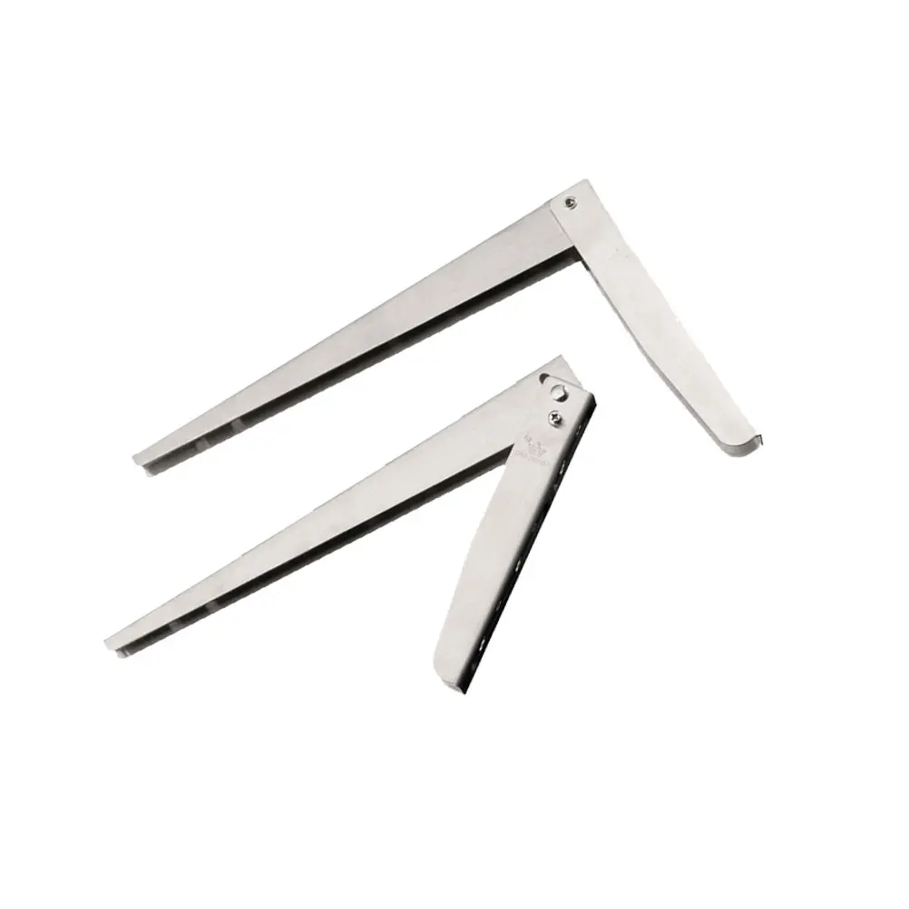 

Bracket Folding Support Frame Shelf Simple White Brackets for Shelves Stainless