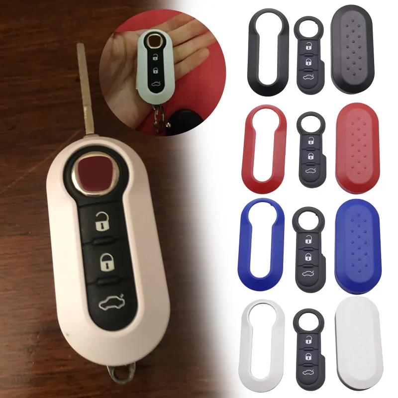 Okeytech 3 Buttons Remote Modified Flip Silica Car Key Shell: A ...