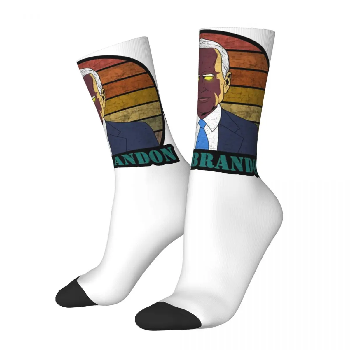 3D printing cosy Unisex Socks,Windproof Darkness Biden Dark Brandon 2024 Interesting Four Seasons Socks