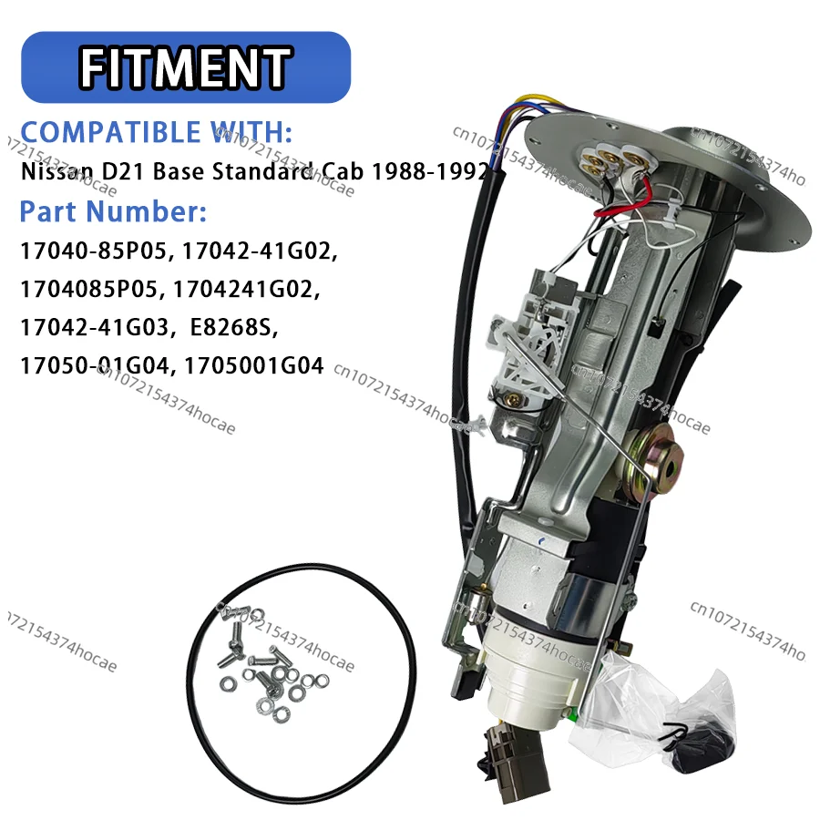 Fuel Pump Assembly 17050-01G04 For D21 Pickup 2.4L 3.0l 1988-1992 OEM 17040-85P05 17042-41G03 E8268S 17042-41G02