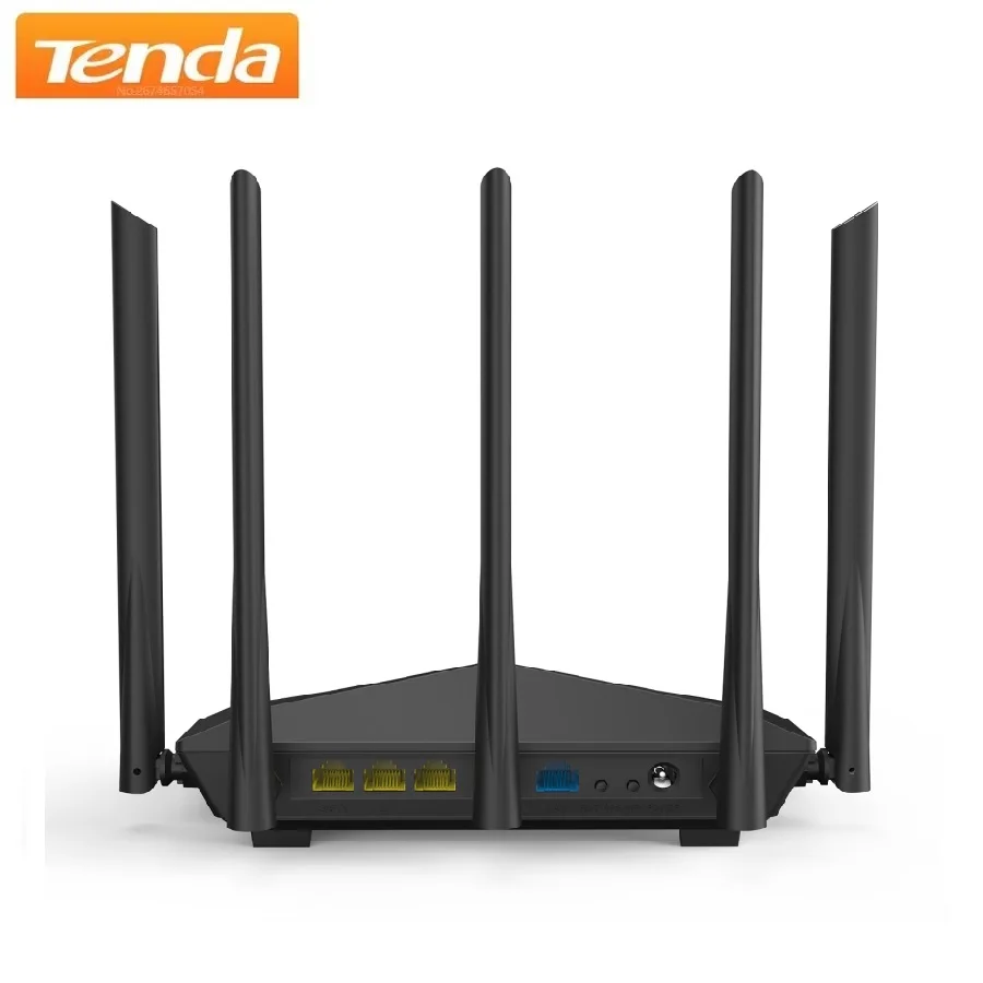 جهاز توجيه Tenda الرسمي AC11 إصدار جيجابت 2.4/5 جيجا هرتز واي فاي 1167 ميجا بت في الثانية مكرر واي فاي 128 ميجابايت DDR3 مكاسب عالية 5 هوائيات موسع الشبكة #2