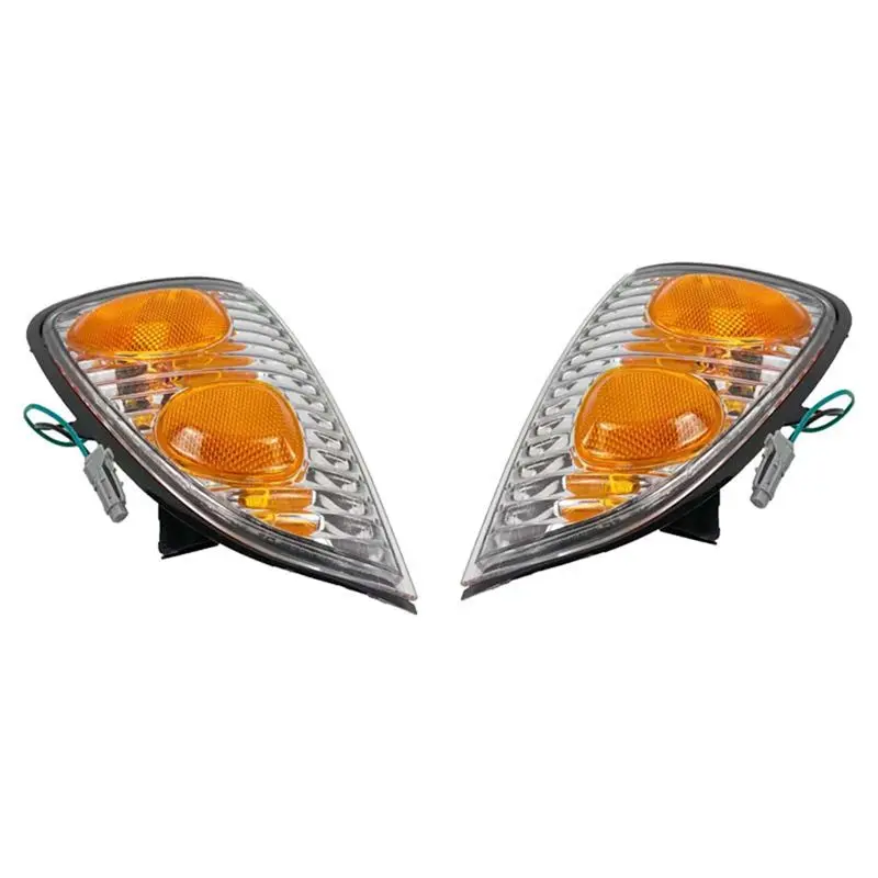 A13Z-1Pair Car Front Side Corner Light Turn Signal Indicator Marker Lamp For ZX AUTO Grandtiger TUV G3 F1