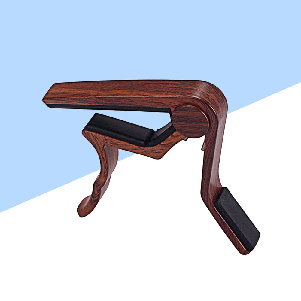 

Aluminum Alloy Guitar Capo Brown Clip Clamp for Acoustic Electric Ukulele Banjo Mandolin Guitar Tuner