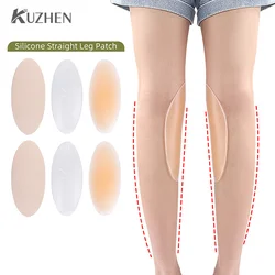 1Pair Reusable Silicone Thigh Tapes Unisex Invisible Body Pads Outdoor Anti-friction Thigh Patches From Rubbing Stickers