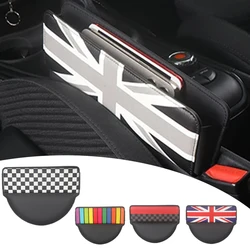 Araba koltuğu Gap saklama kutusu çanta cep deri kart tuşları için telefon tutucu Mini Cooper R55 R56 F54 F55 F56 F57 F60 araba aksesuarları