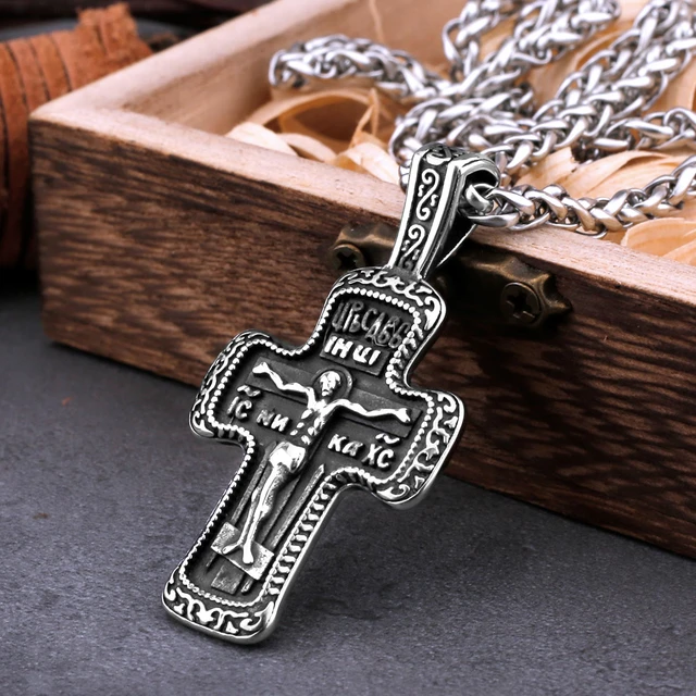 Men's christian necklaces hot sale