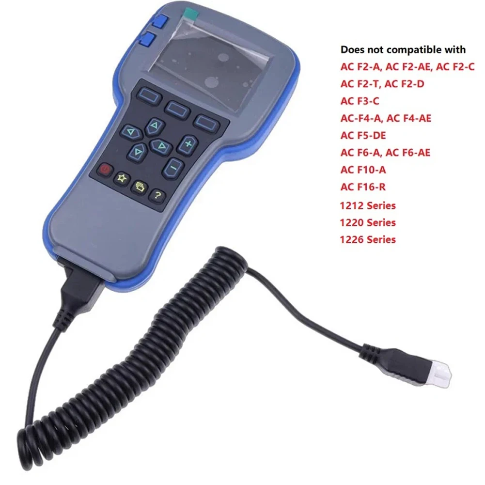 Portable Handheld Programmer for Curtis 1313-4331 and 4401 Controllers with for rugged ABS Housing and Rubber Bumper