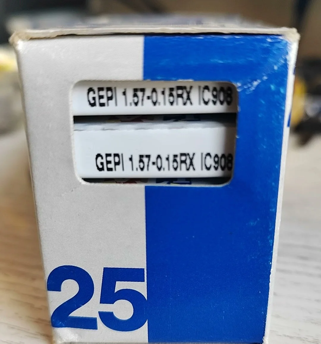 

Hard alloy cutting blades GEPI1.57-0.15 IC908