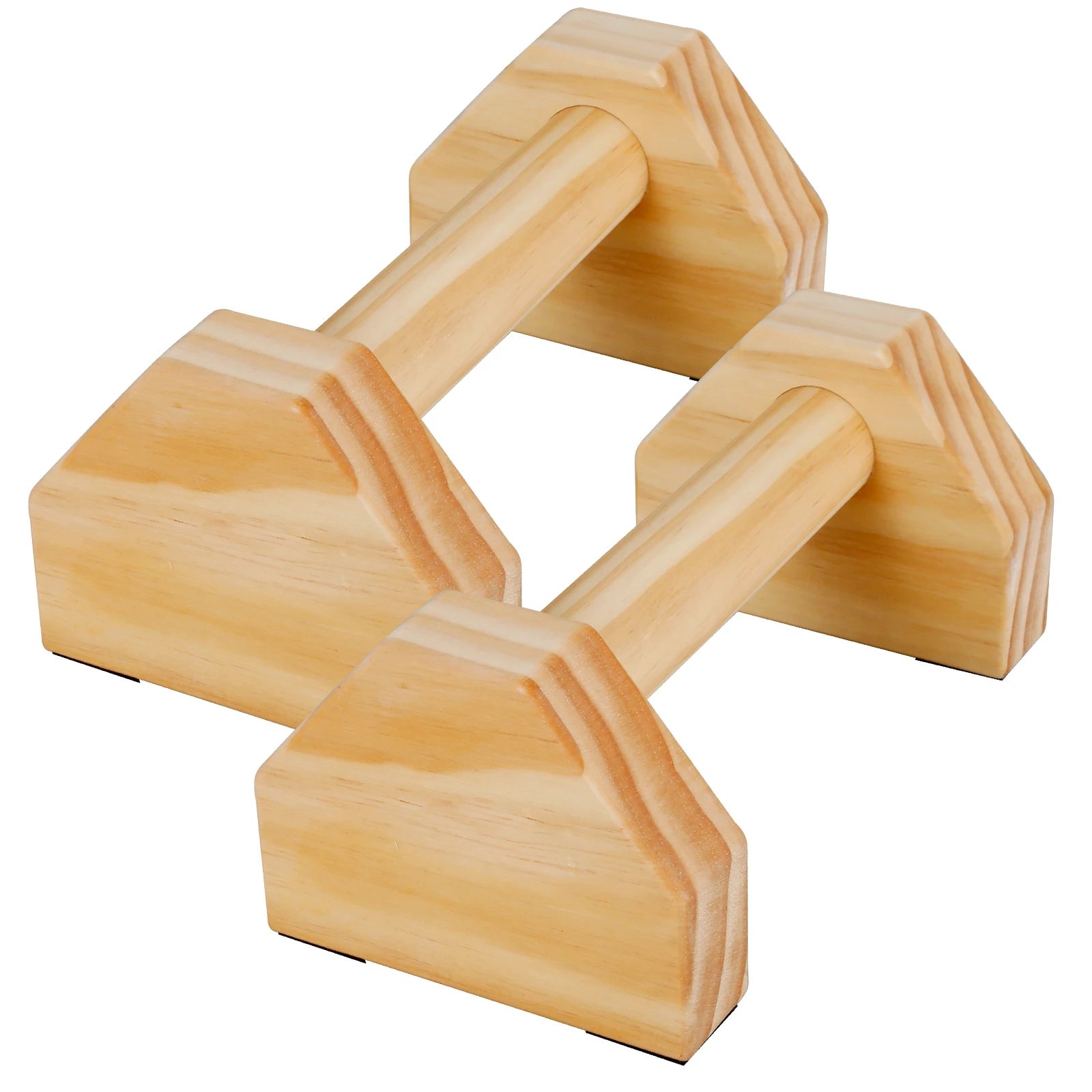 1 Pair Wooden Push Up Bracket Parallettes: The Ultimate Tool for Effective Exercises at Home