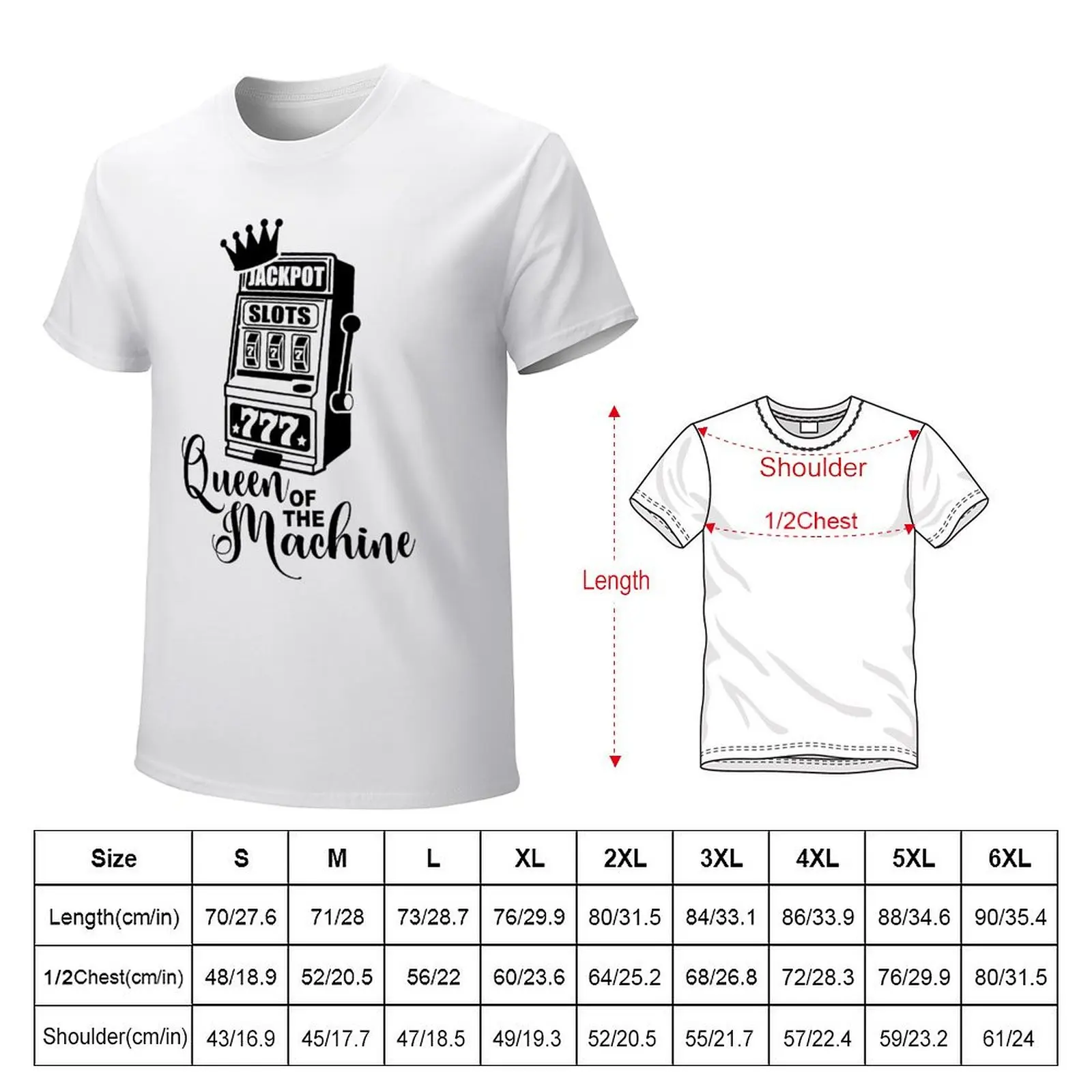 Casino slot machines retro T-Shirt plain vintage anime designer t shirt men