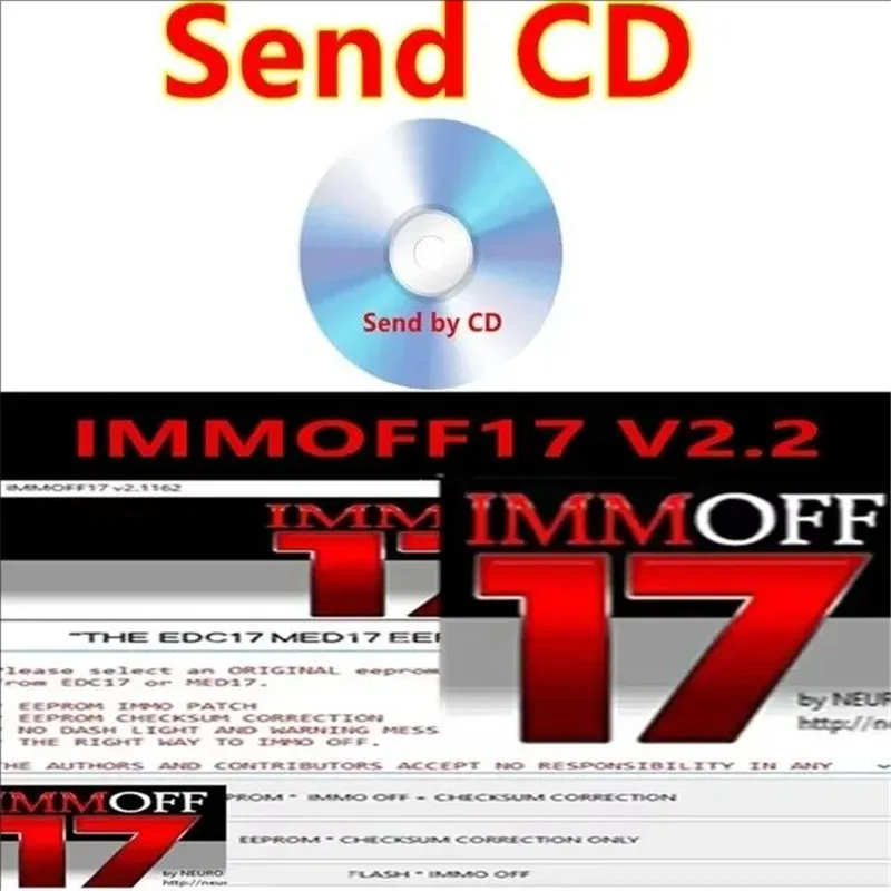 New IMMOFF17 Car Software EDC17 MED 17 Immo Off Ecu Program Function EEPROM IMMO PATCH Checksum Correction To IMMO OFF Flash