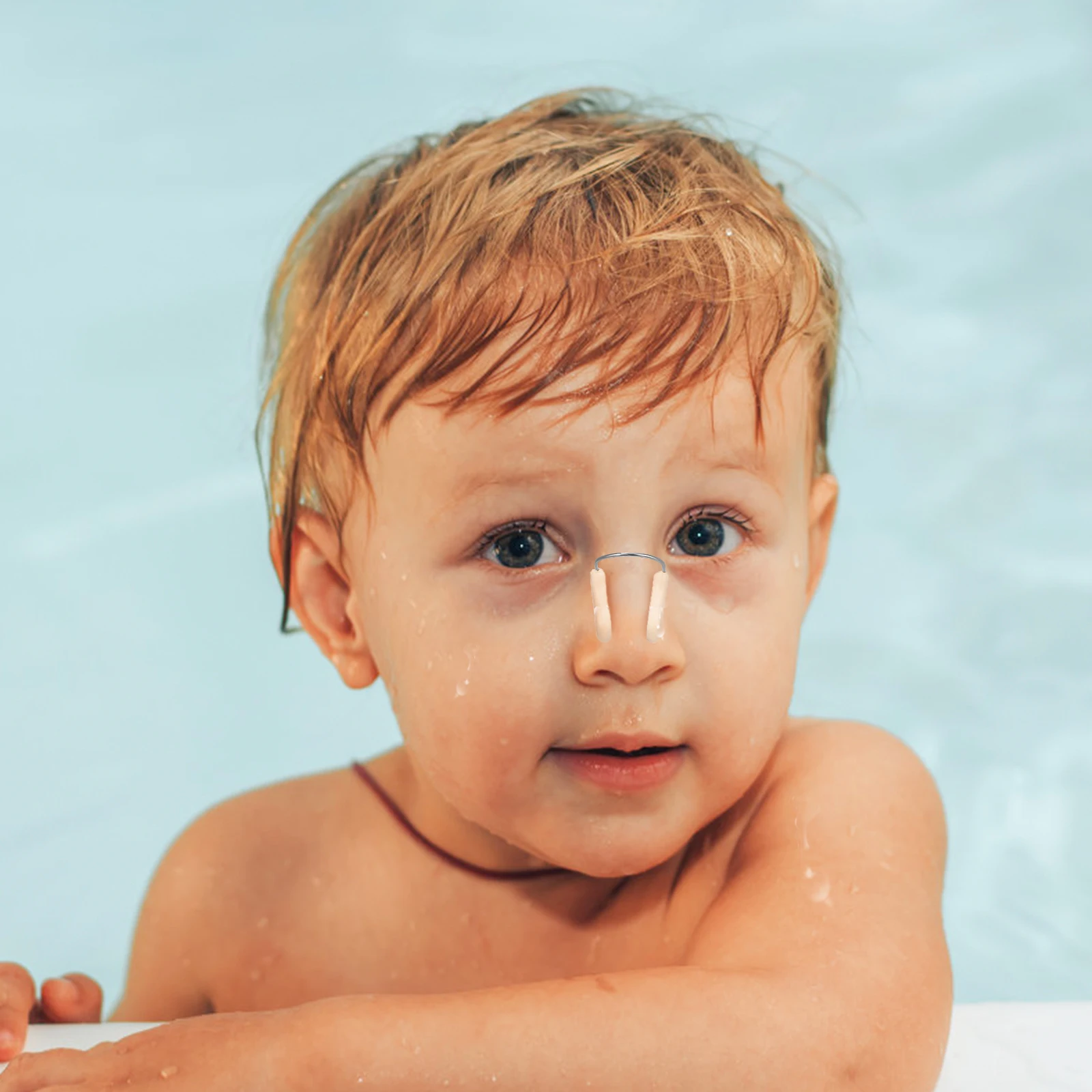 

2pcs Waterproof Nose Clip Tpr Soft Reusable Swimming Nose Protector For Adults Pool Freshwater Swimming Accessories