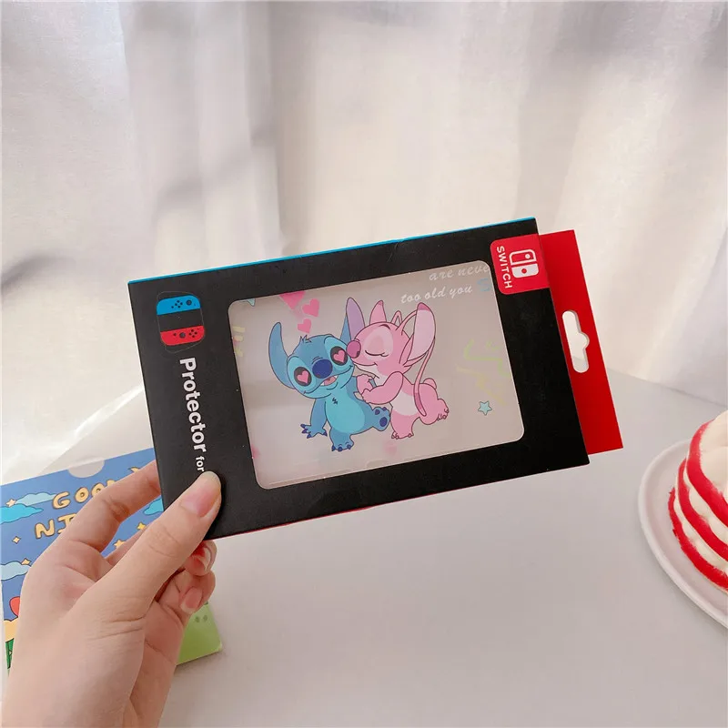 حافظة لهاتف ديزني ستيتش سوفت تي بي يو واقية من الجلد لنينتندو سويتش NS جوي كون كونترول واقي من الظهر