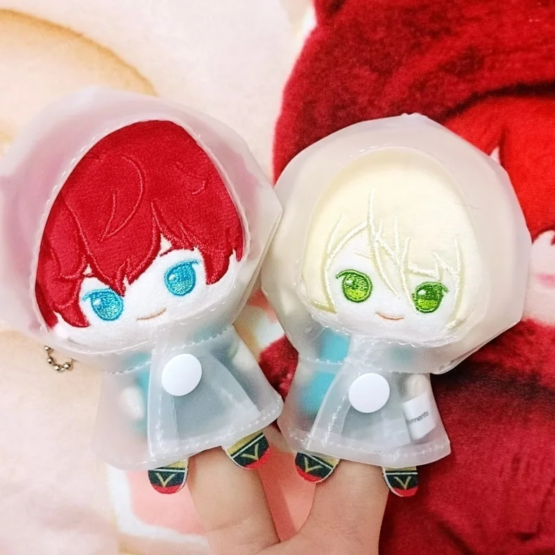 New Genuine Ensemble Stars Plush Toy Cute Tsukinaga Leo Ao i Hinata Figure raincoat Plush Doll Fans Collection Gifts