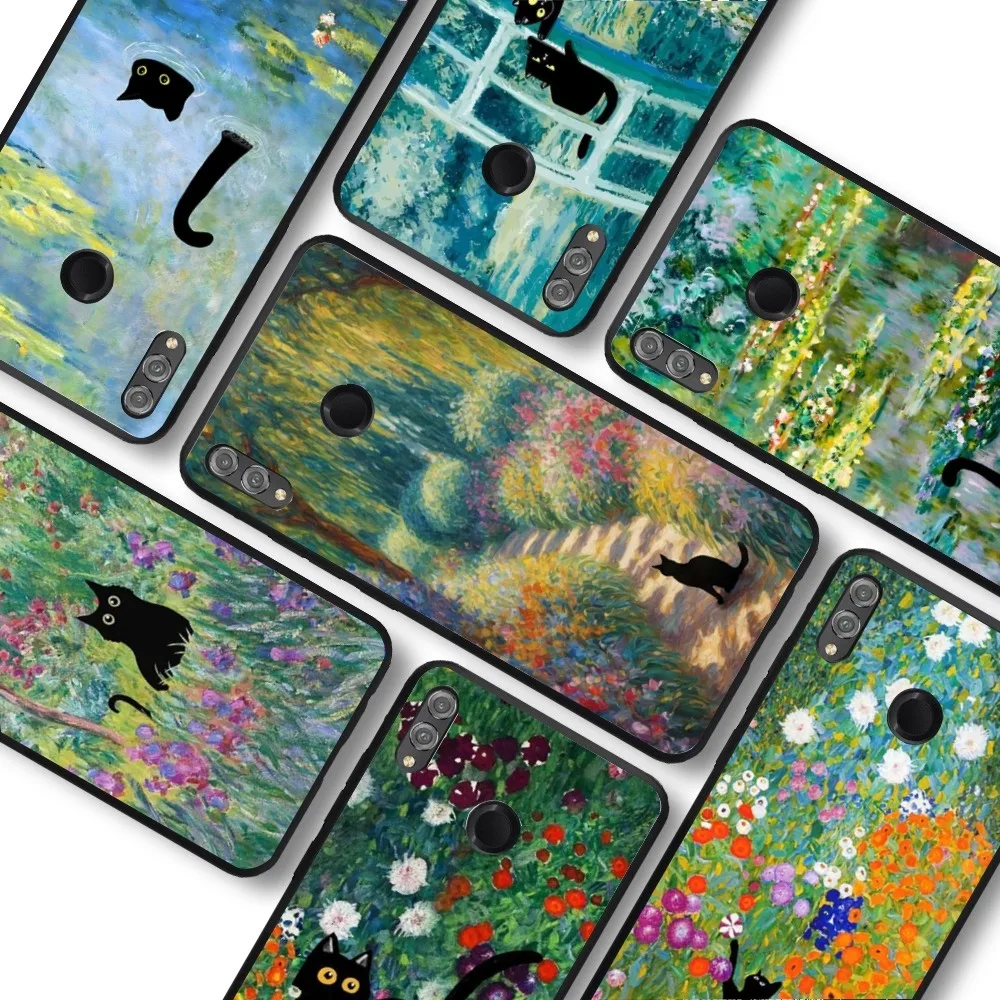 

Monet Art Phone Case For Huawei Honor 10 Lite 9 20 7A 9X 30 50 60 70 Pro Plus Soft Silicone Cover