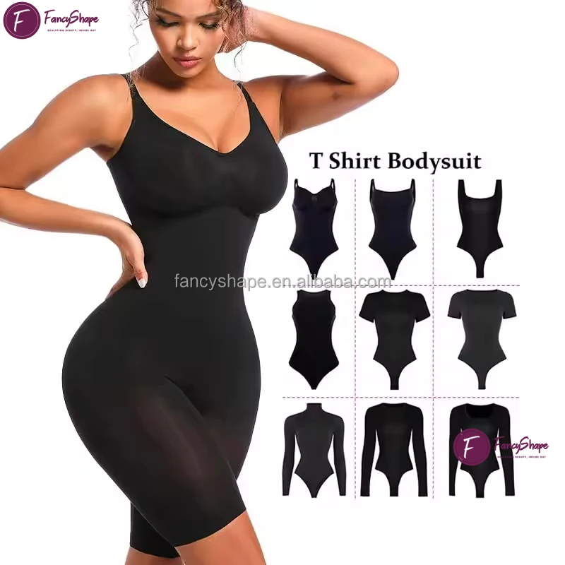 8XL Plus Size Girdle Extreme Firm Compression Shapewear Seamless Body Shaper Low Back Snatched Waist Fajas Mid Thigh Bodysuit