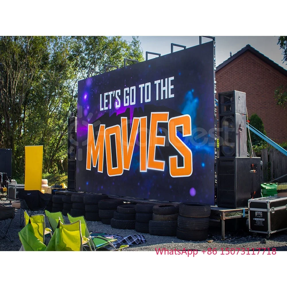 

Stock Price 500X500mm Modular Design 3840Hz Video Wall Panel P3.91 Outdoor Rental LED Display Screen