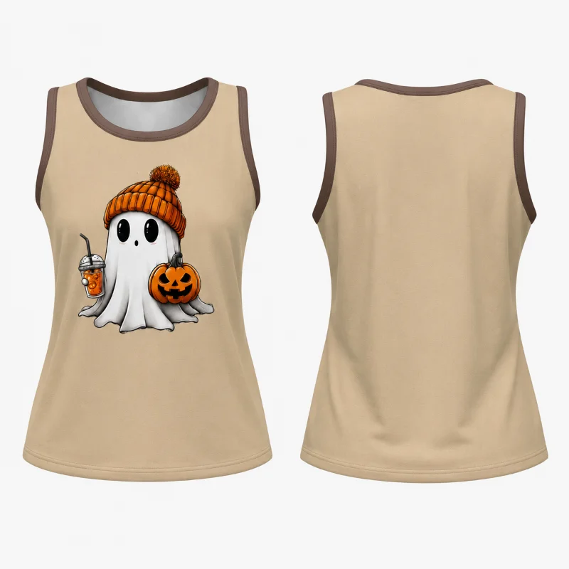 Personalized Women's Tank Top Sleeveless Summer Shirt, Soft Milk Silk Casual Fitness Vest, Custom Everyday Workout Top for Women