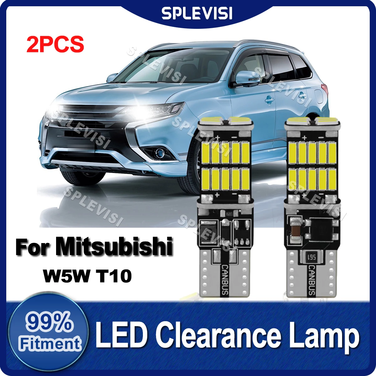 

Upgrade Replace LED Clearance Lamp Light Bulbs 400LM/Bulb W5W T10 Canbus For Mitsubishi ASX Colt Galant Lancer Outlander