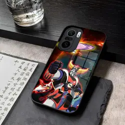 UFO R-Robot G-Goldorak Phone Case Tempered Glass for Redmi 13 13c 12c 12 Note 13 Pro Plus 11 12 Pro 10 11s 12s Cover