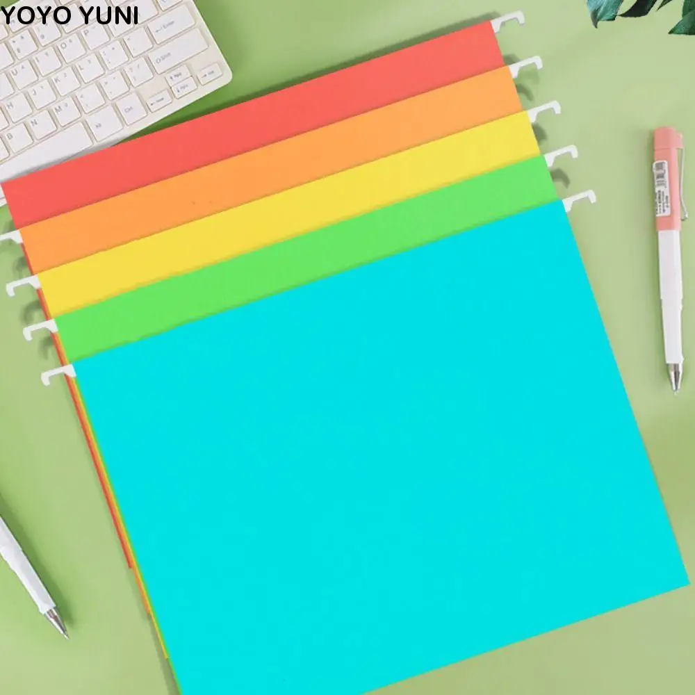 

10PCS A4 Hanging File Folder Paper Portable Hanging Document Clip Large Capacity Letter Size Hanging File Organizer Travel