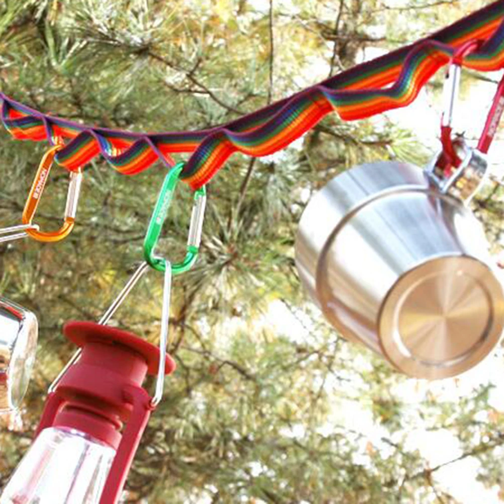 

Outdoor Camping Accessories Colorful Rainbow Hanging Rope Daisy Chain Double Layer Tent Support Lanyard