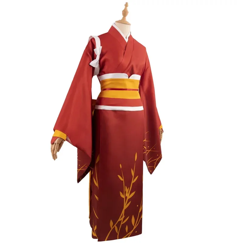 فستان أنيمي بونغو بونغو الضالة للكلاب 4 إيزومي كيوكا كوسبلاي كوستوم فستان كيمونو أحمر للسيدات مجموعة أداء حفلات الهالوين #1