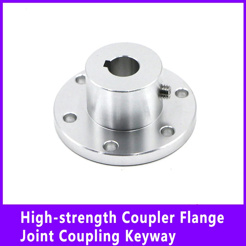 

High-strength Coupler Flange Joint Coupling Keyway 5 6 8 10 12 14 15 16 18 mm for Mecanum Omni Omnidirectional Wheel