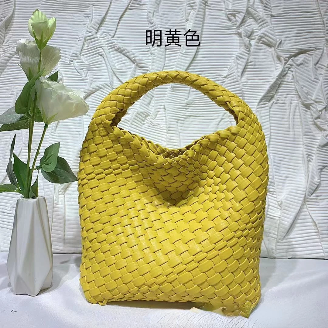 Imagem -03 - Bolsa de Cesta de Couro pu para Meninas Grande Capacidade Pão Vegetal Bolsa Mãe Bolsa de Ombro Peças Novo 2023