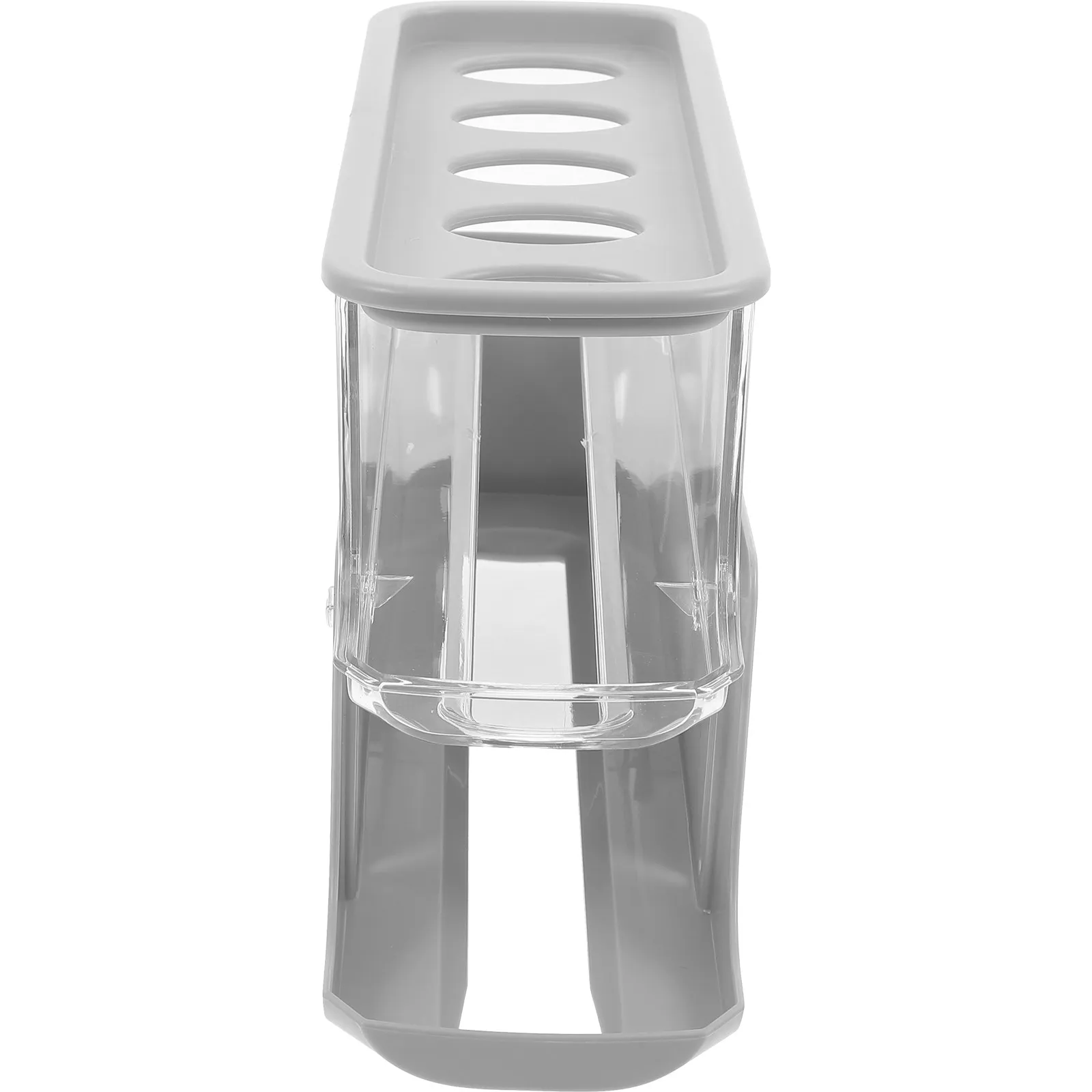 Fridge Egg Rack 2 Layers Narrow Design Space Saving Refrigerator Egg Holder Sliding Storage Tray Roll Eggs Dispenser