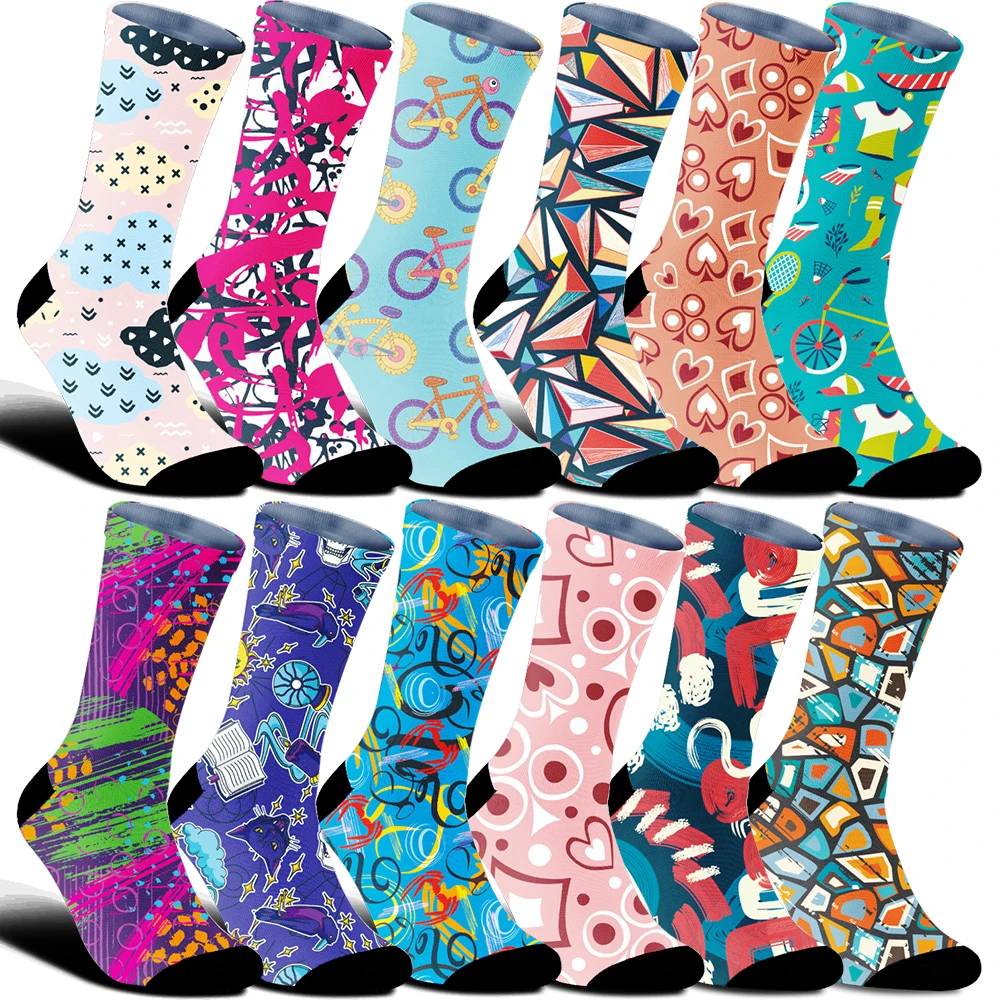 

2025 Highl1y elastic and breathable cycling socks New anti slip, sweat absorbing, ankle protection, smooth riding