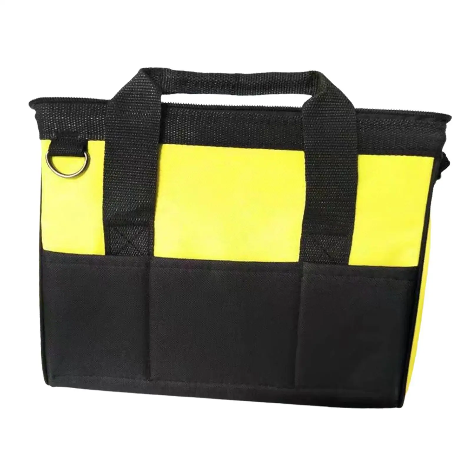 Professional Grade Tool Bag with Wide Mouth Access and Multiple Storage Slots for Hand Tools Power Tools and Accessories