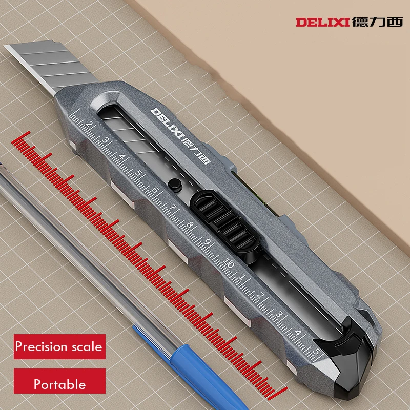 High Quality Utility Knife Heavy-Duty All Steel Thickened Wallpaper Knife Industrial Grade Knife Multifunctional Cutting Tool