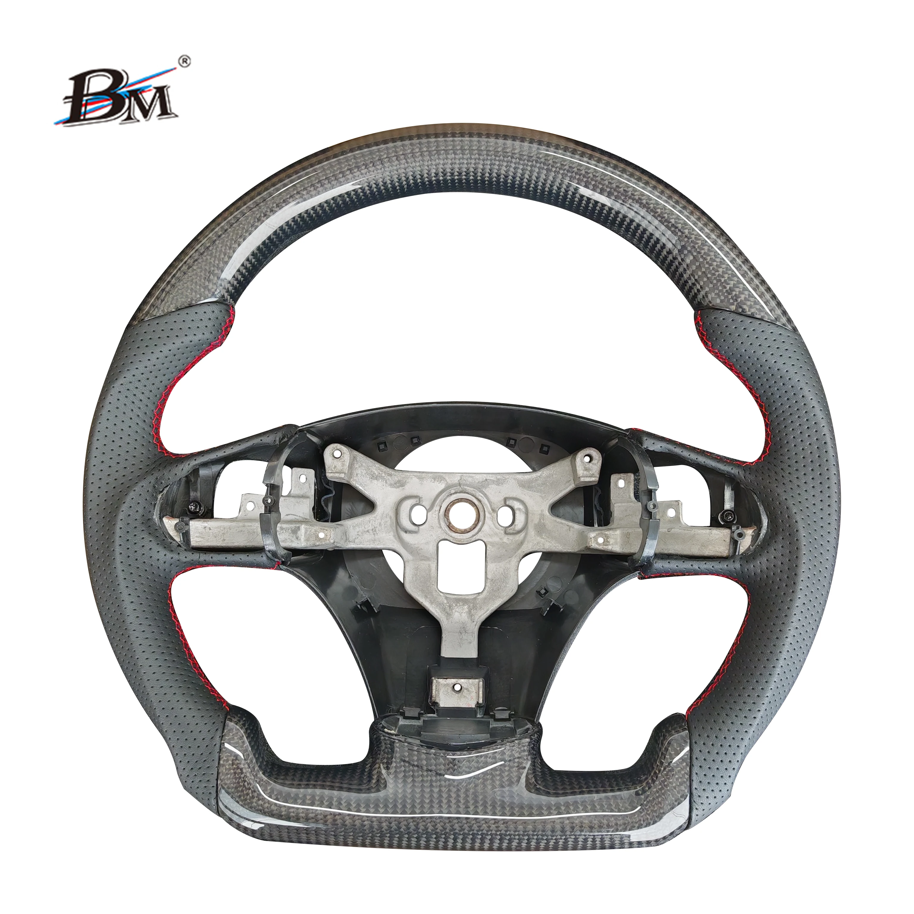 For Chevrolet Corvette C6 2012 2013 Interior Accessories For Cars Custom Sport Carbon Fiber Perforated Leather Steering Wheels