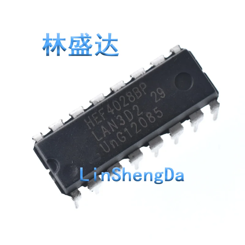 HEF4028BP CD4028BE HEF4028 Inline DIP-16 Decimal Decoder 40288