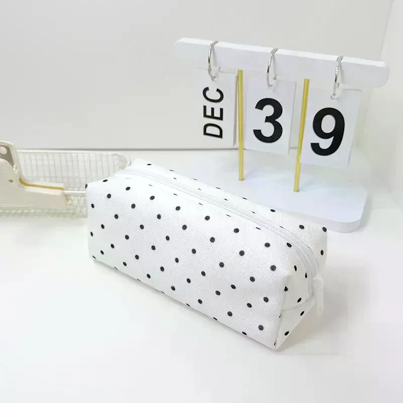 Pen Bag Pencil Pouch Large Capacity Cute Pattern Portable Makeup Bag Organizer School Home Travel