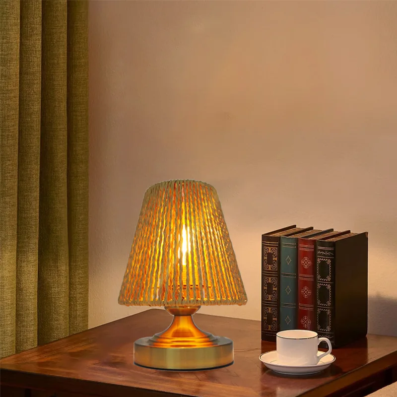 Factory Direct 2026 Nordic creative bedside corridor entrance simple desk lamp night light modern home light luxury net red lamp