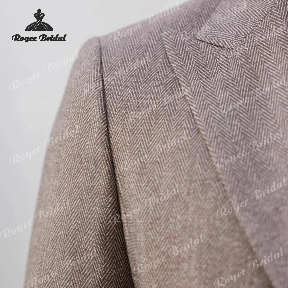 Dreiteilige Hochzeits-Herrenanzüge mit einem Knopf, moderner, schmal geschnittener Blazer, Jacke, Weste, Hose, Abschlussball, Party, Anzüge, Kostüm für Herren