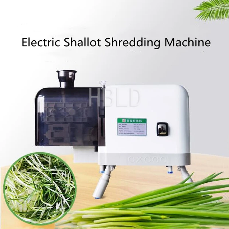 Green Onion Shred Machine Size Commercial Vegetable Cutter Uniform Thickness Shredding Equipment