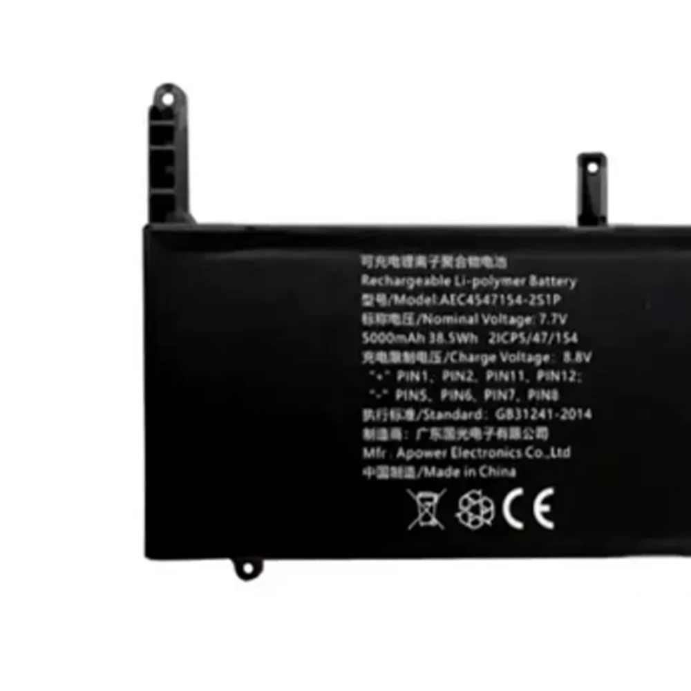 AEC4547154-2S1P 7.7V 38.5Wh 5000mAh ของแท้แบตเตอรี่แล็ปท็อปสำหรับ GPD Pocket3 UMPC X7-Z8750 G1621-02 Pocket P3 MAX Pocket4