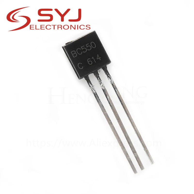 50pcs/lot=25pairs BC550C + BC560C each 2BC550 BC560 45V 0.1A TO-92 In Stock