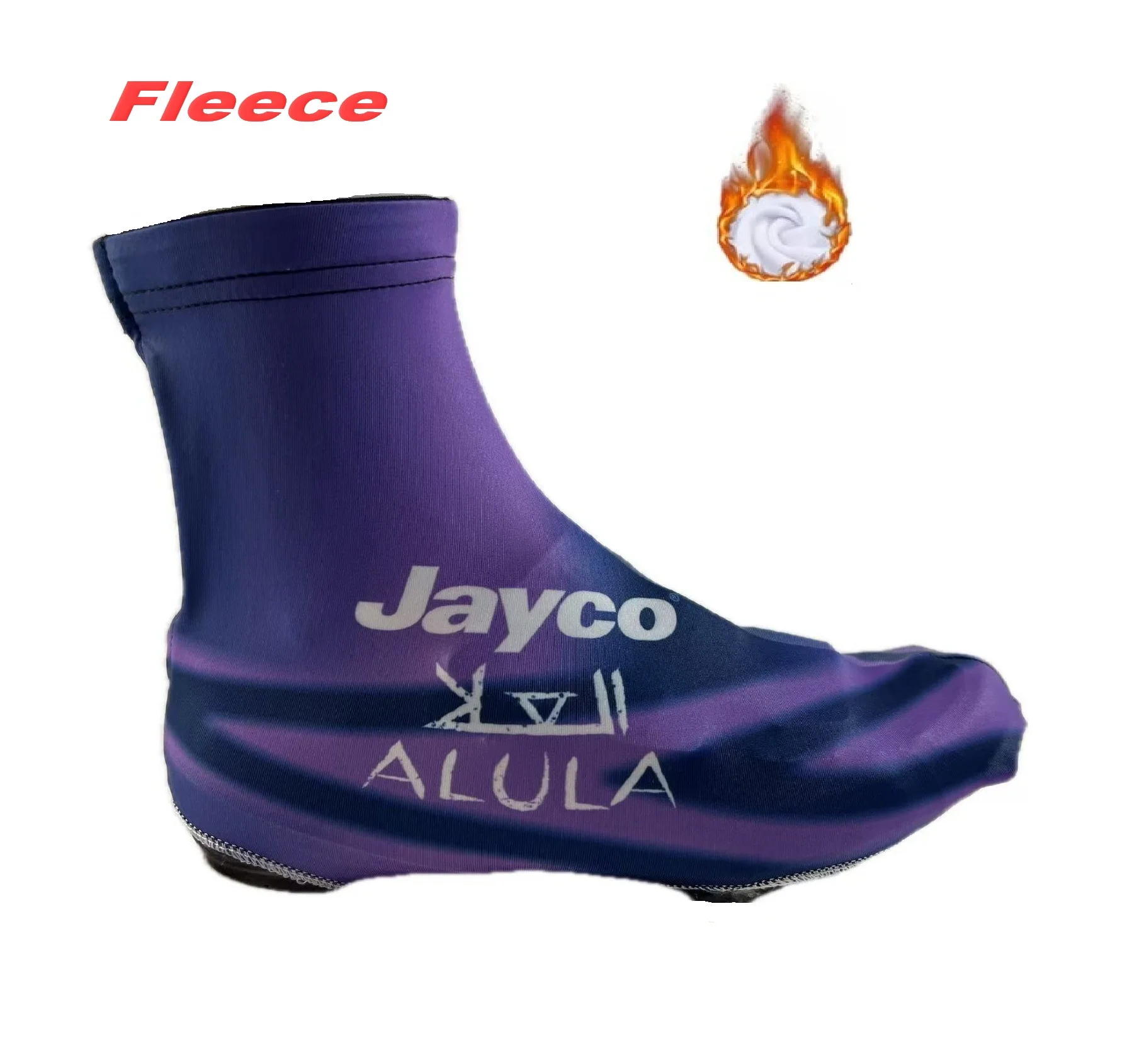 الربيع الصيف/الشتاء الصوف الحراري 2025 Jayco AlUla فريق ليكرا الطريق الدراجات غطاء الحذاء حجم S-3XL