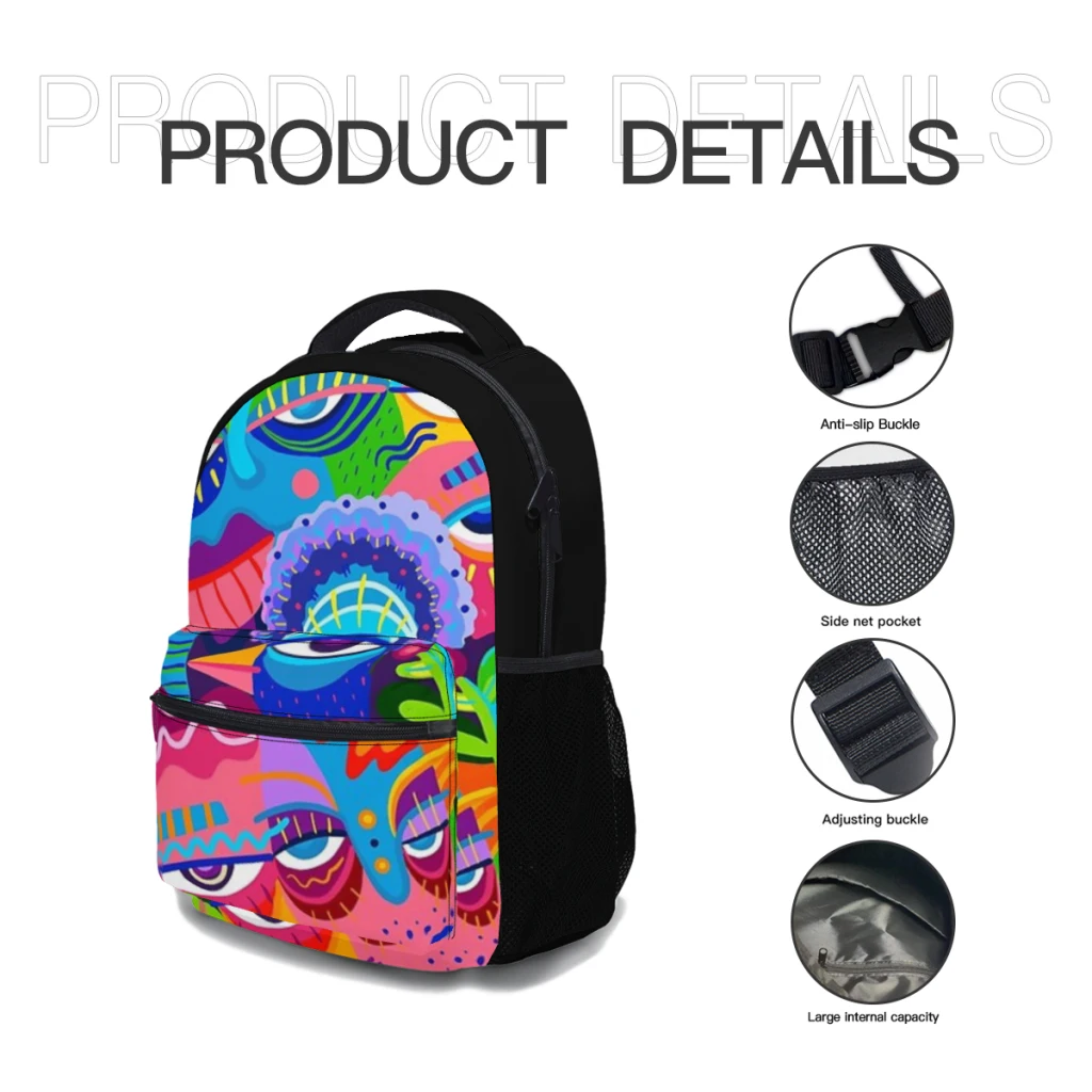 Carnival New Female Fashion girls High Capacity Waterproof College Backpack Trendy Girls Laptop School Bags 17inch ﻿ ﻿