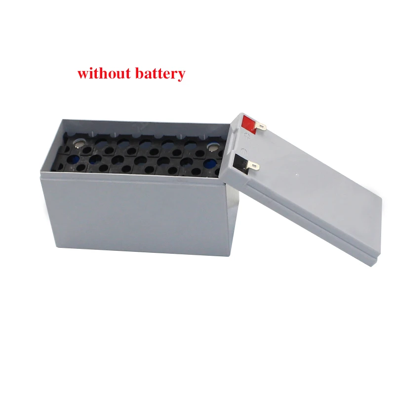 12V 3S7P /24V 7S3P 18650 Li-ion Battery Storage Box Holder for Motorcycle Replace Lead-Acid Plastic Battery Case Green Black